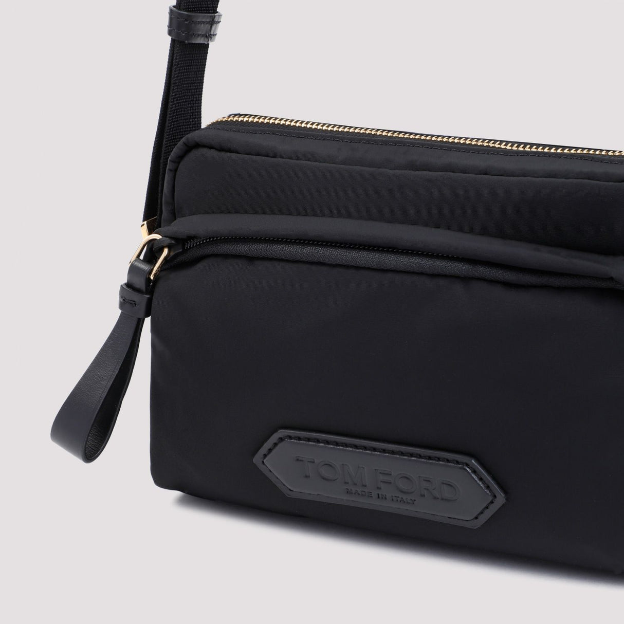 TOM FORD Sleek Mini Messenger Bag in Black - 20x16x4 cm