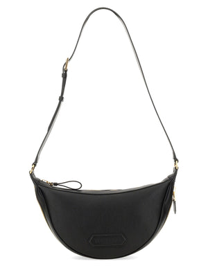 TOM FORD Crescent Leather Shoulder Bag