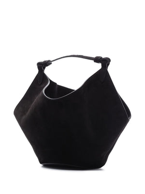KHAITE Black Tie-Fastening Mini Handbag for Women - SS24 Collection