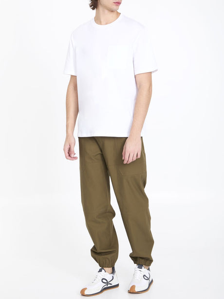 LOEWE Stylish Cargo Trousers for Men in Teadtglaze - SS24 Collection