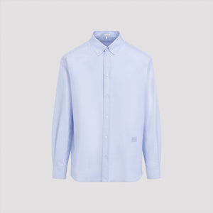 LOEWE Elegant Blue Cotton Shirt