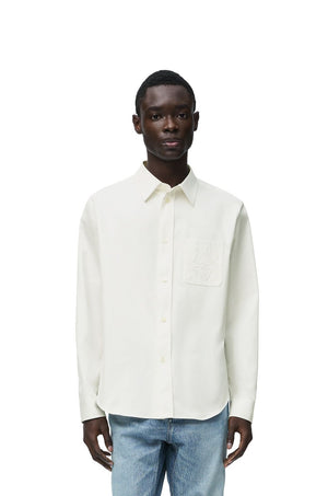 LOEWE Elegant White Tailored Shirt