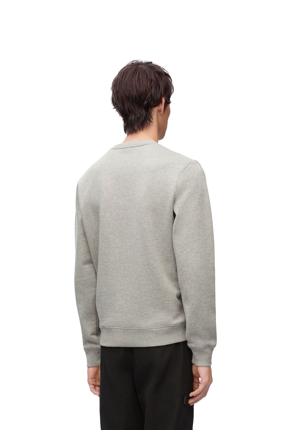 Sweatshirt cổ điển Regular Fit màu Xám Melange dành cho Nam