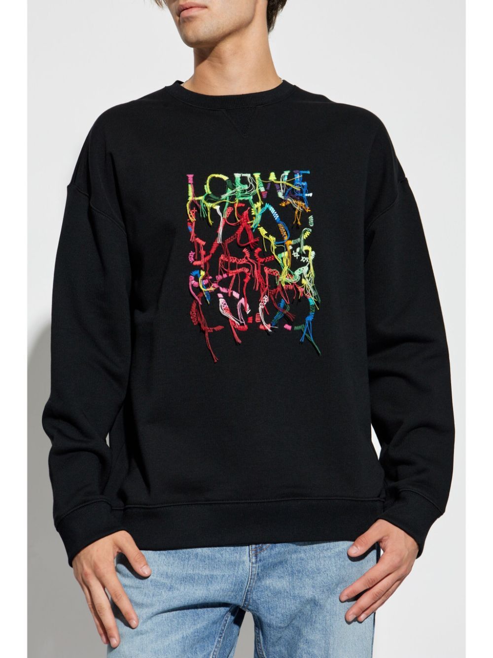 LOEWE Luxury Textured Sweatshirt for Men