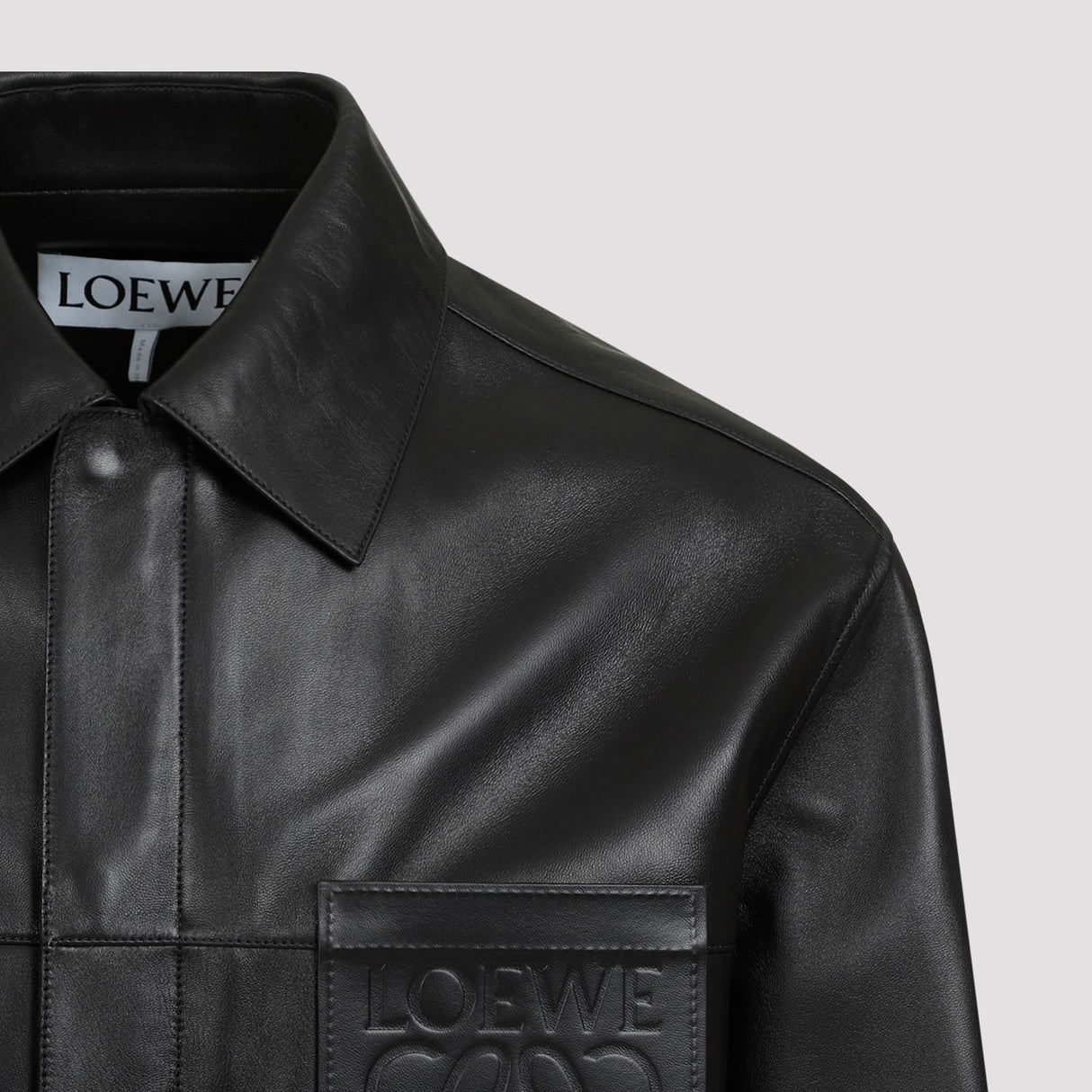 LOEWE Black Overshirt for Men - SS24 Collection