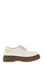 HOGAN Renewed White Laced Moccasins for Women - Sustainable and Stylish