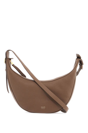 KHAITE Mini Hammered Leather Hobo Handbag