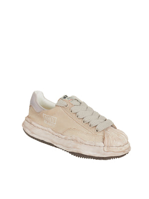 MAISON MIHARA YASUHIRO	 Tan Low Canvas Dye Sneakers for Men