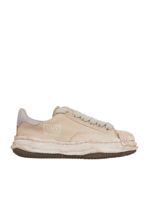 MAISON MIHARA YASUHIRO	 Tan Low Canvas Dye Sneakers for Men