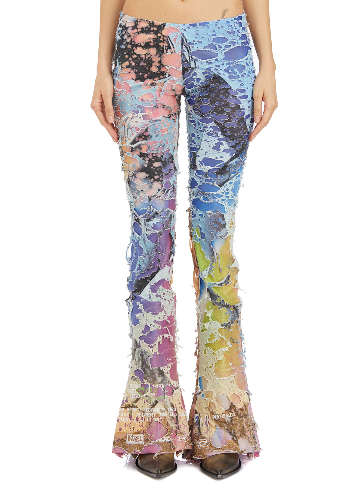 DIESEL Multicolor P-MAYIM Trousers for Women - SS24 Collection