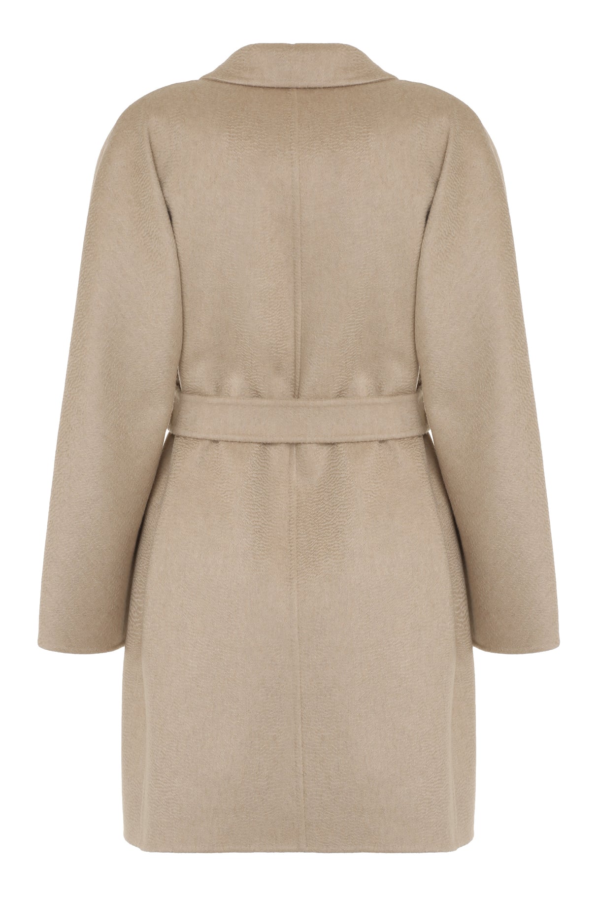 MAX MARA Elegant Cashmere Jacket with Coordinated Waist Belt