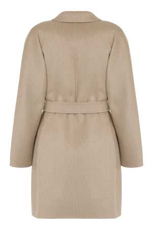 MAX MARA Elegant Cashmere Jacket with Coordinated Waist Belt