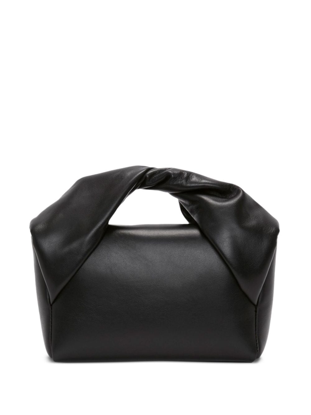 JW ANDERSON Twisted Black Pouch Handbag for Women