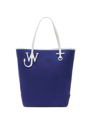 JW ANDERSON Blue and White Tote Handbag for Women - SS24 Collection