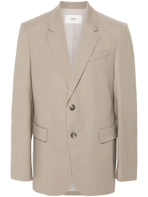 AMI PARIS Sophisticated Tan Blazer for Men – SS24 Collection