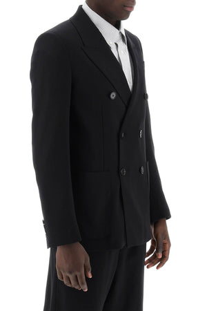 AMI PARIS Elegant Double-Breasted Black Blazer