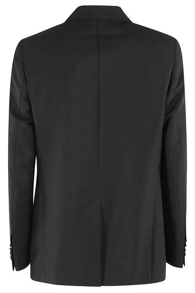 AMI PARIS Sophisticated Black Smoking Jacket for Men