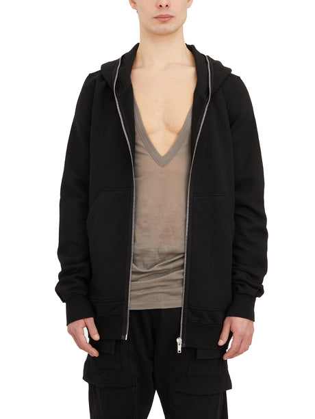 DRKSHDW Black Oversized Sweatshirt with Hood for Men
