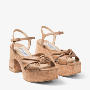 JIMMY CHOO Stylish Biscuit Wedges for Women - SS24 Collection