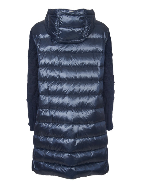 HERNO Women's Down Jacket with Fixed Hood - Chic and Cozy Essential for Fall/Winter 24/25