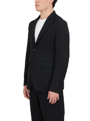 COMME DES GARÇONS SHIRT Sophisticated Black Wool Blazer for Men