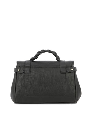 MULBERRY Classic Black Leather Shoulder Handbag for Women - SS24 Collection