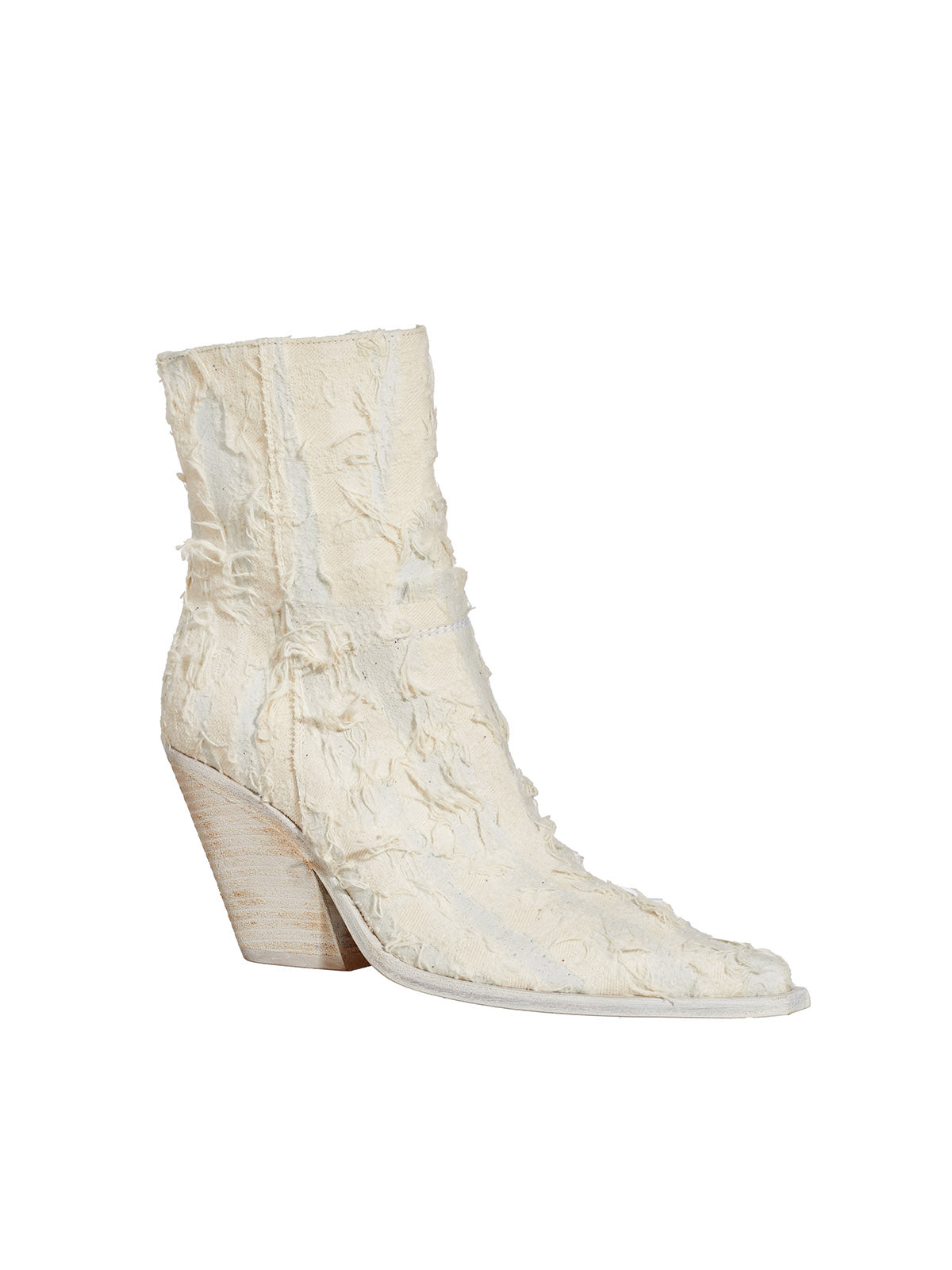 IACHI ARAIA White Soft Fabric Camperos for Women