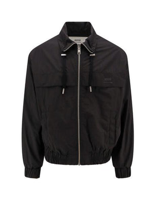 AMI PARIS Zipped Windbreaker Jacket