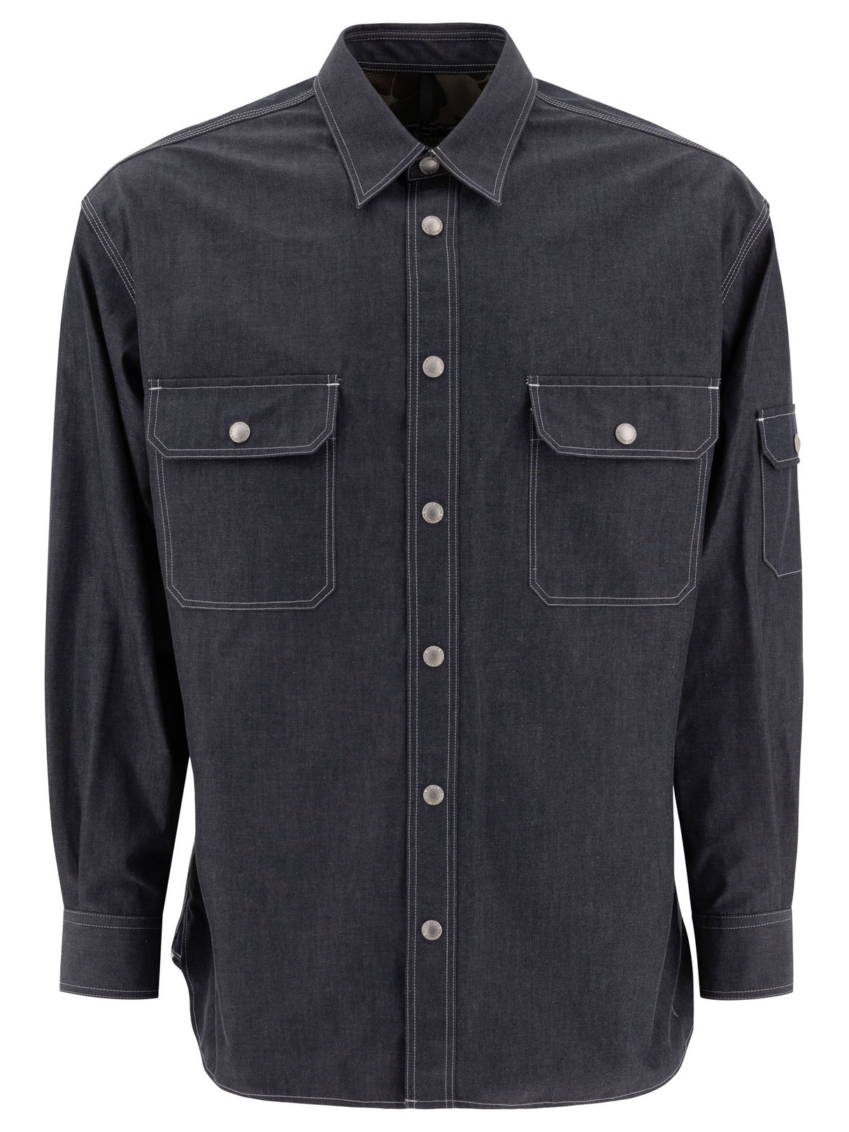 COMME DES GARÇONS HOMME PLUS Relaxed Fit Denim Overshirt for Men - FW24