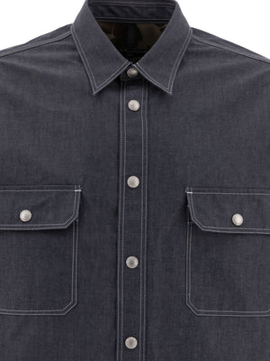 COMME DES GARÇONS HOMME PLUS Relaxed Fit Denim Overshirt for Men - FW24