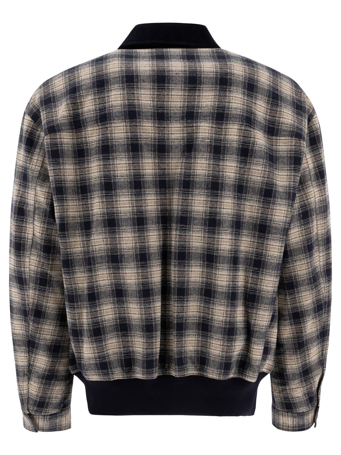 COMME DES GARÇONS HOMME PLUS Boxy Fit Check Bomber Jacket for Men - FW24