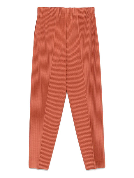 HOMME PLISSE Cropped Plissé Trousers for Men