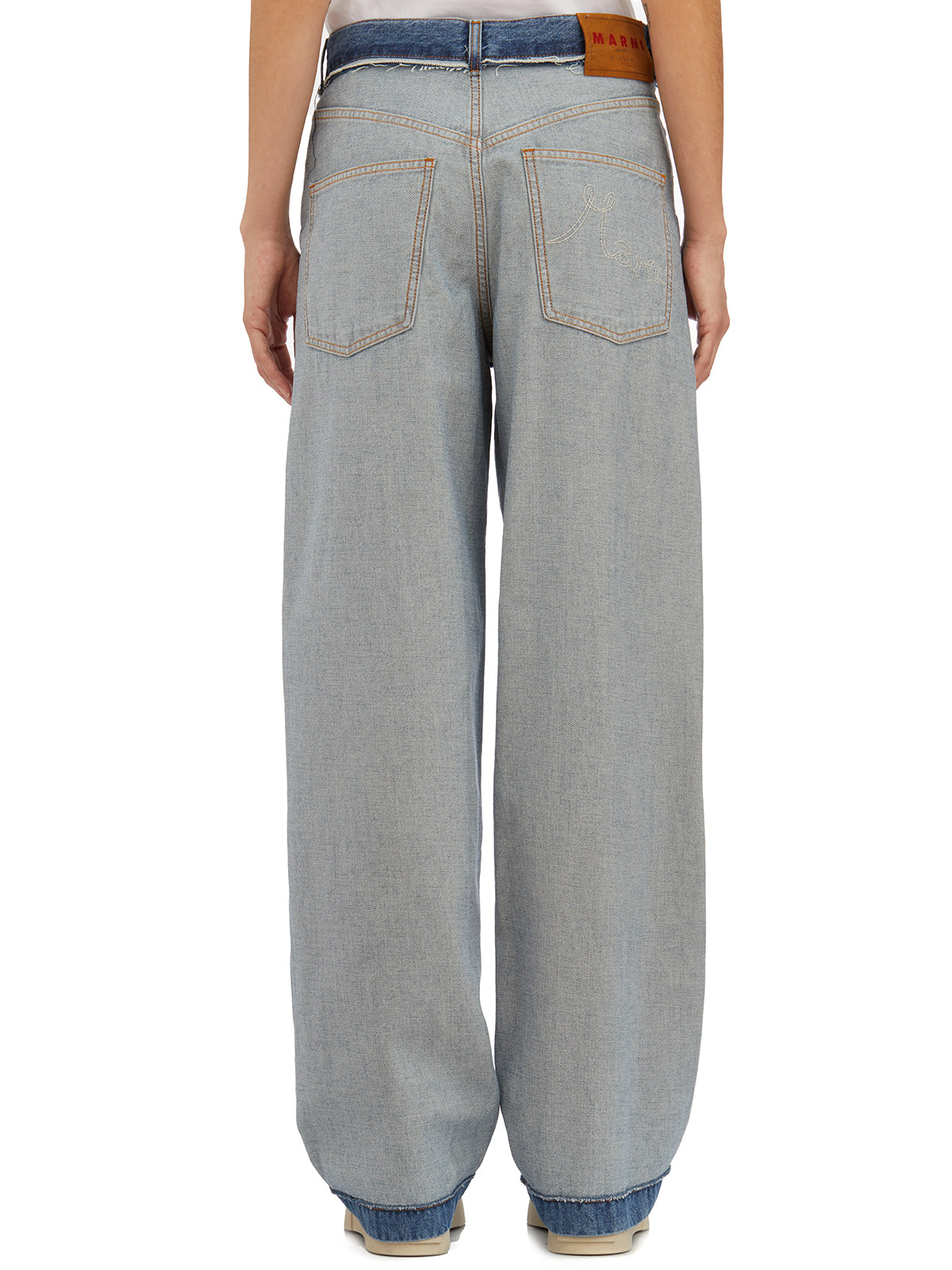 MARNI Blue Denim Trousers