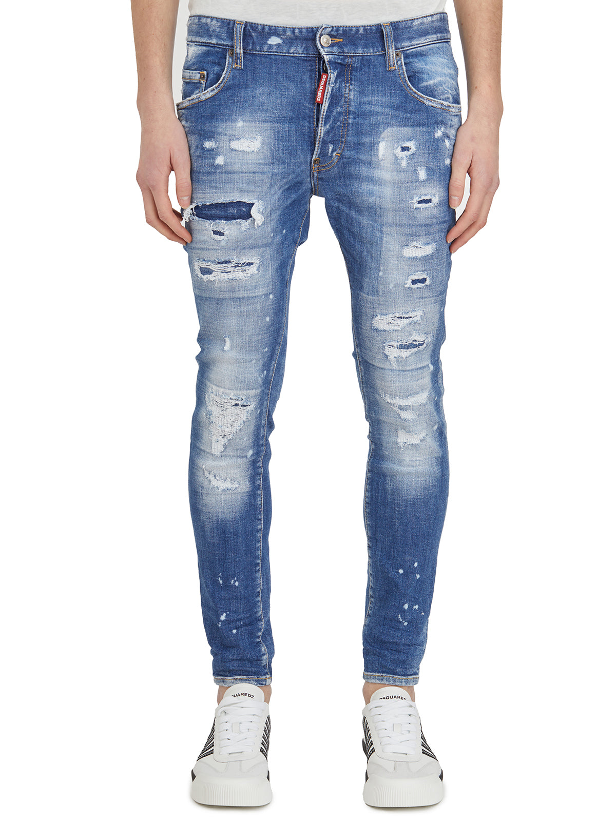 DSQUARED2 Men's Light Blue Denim Jeans for SS24 Collection