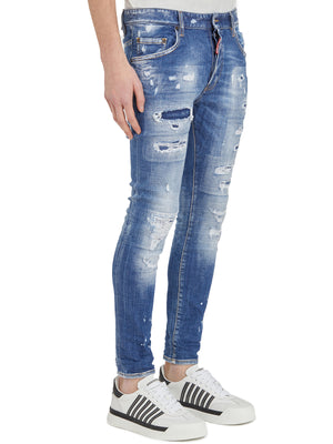 Quần Jeans Denim Xanh Nhạt Dành Cho Bộ Sưu Tập SS24