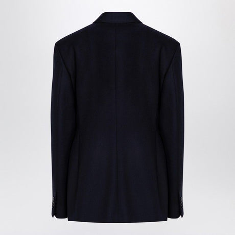 LOEWE Elegant Navy Blue Double-Breasted Wool Jacket