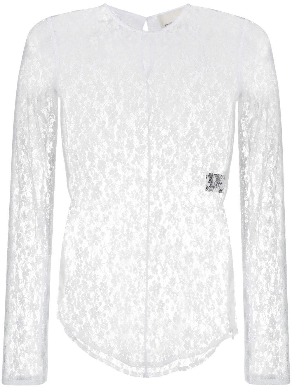 ISABEL MARANT SS23 White Toyela Blouse for Women