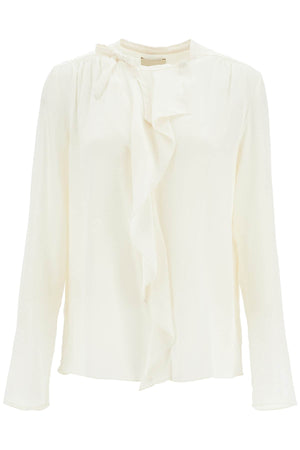 ISABEL MARANT Elegant Silk Ruffle Blouse