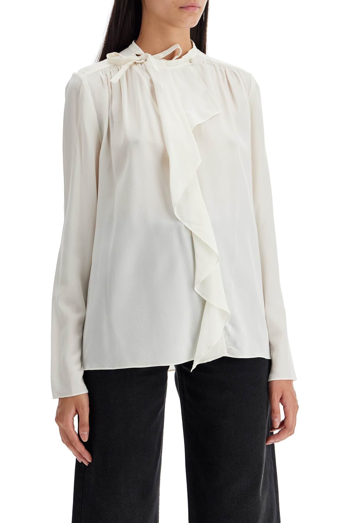 ISABEL MARANT Elegant Silk Ruffle Blouse