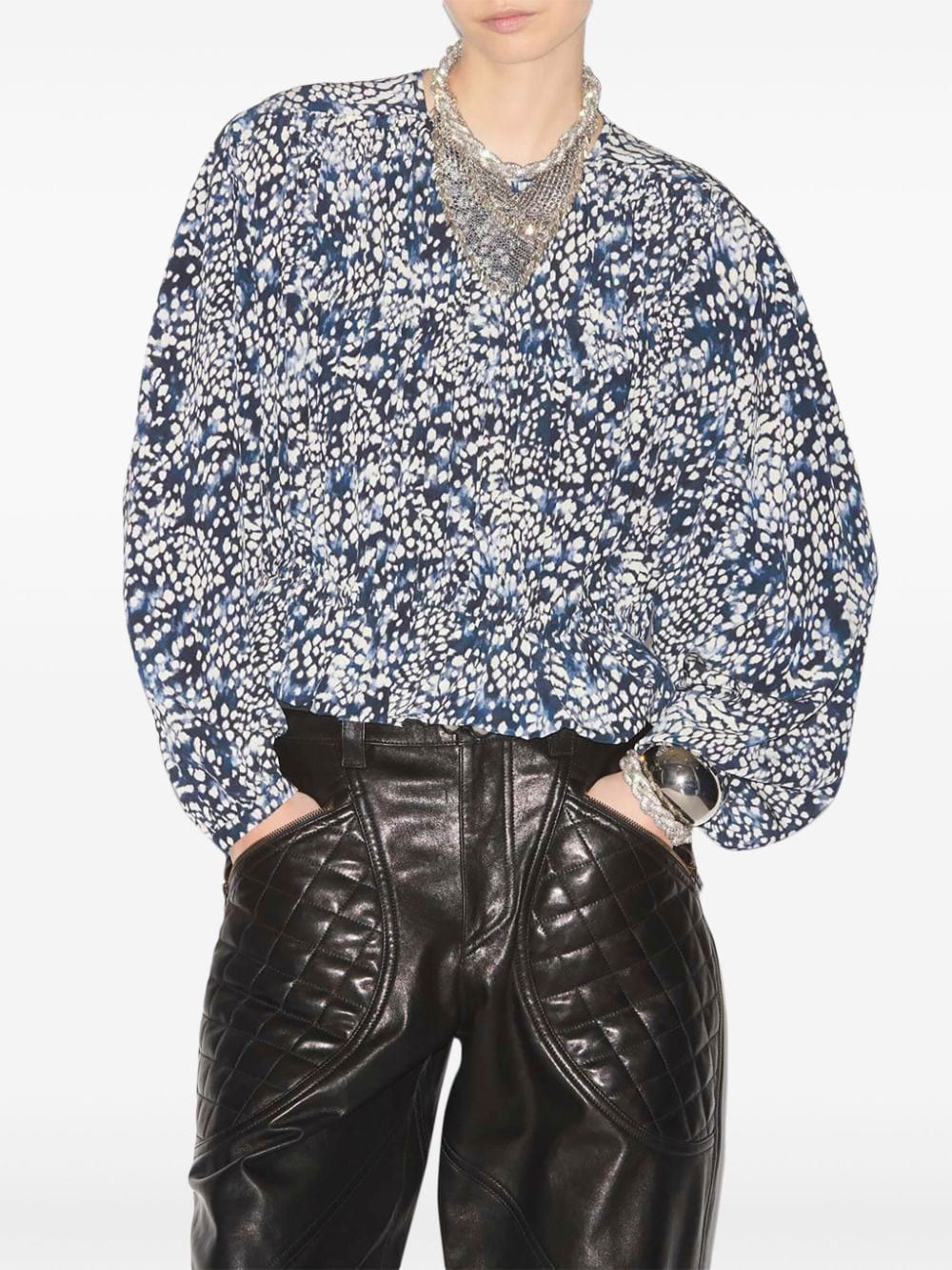 ISABEL MARANT Elegant Printed Top