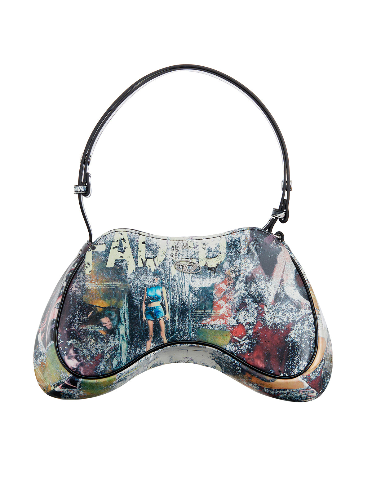 DIESEL Multicolor Leather Shoulder Bag for Women - Limited Edition