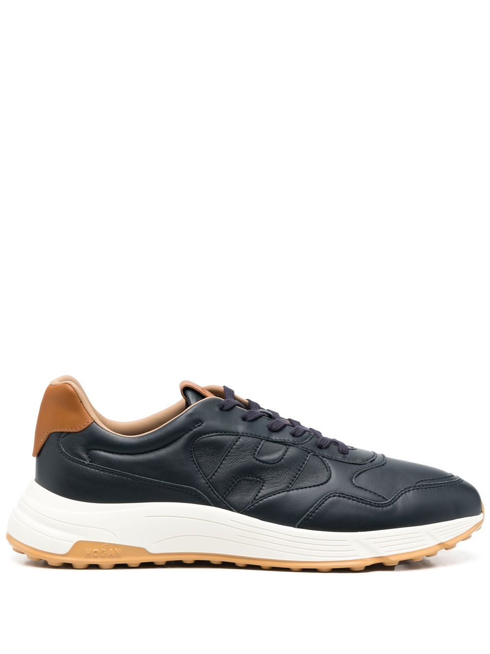 HOGAN Hyperlight Navy Leather Sneakers