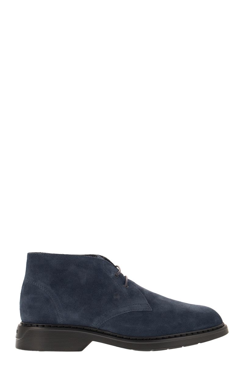 HOGAN Men's Suede Ankle Boots