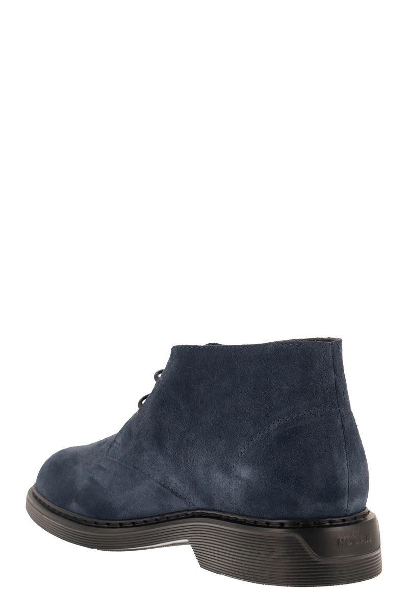 HOGAN Men's Suede Ankle Boots