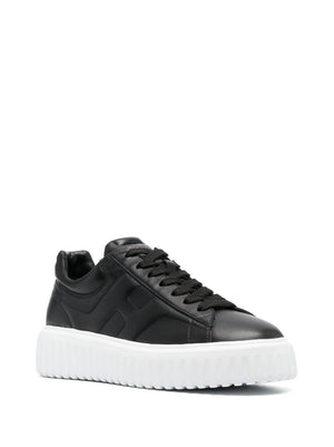 HOGAN Men's Striped Low-Top Leather Sneakers