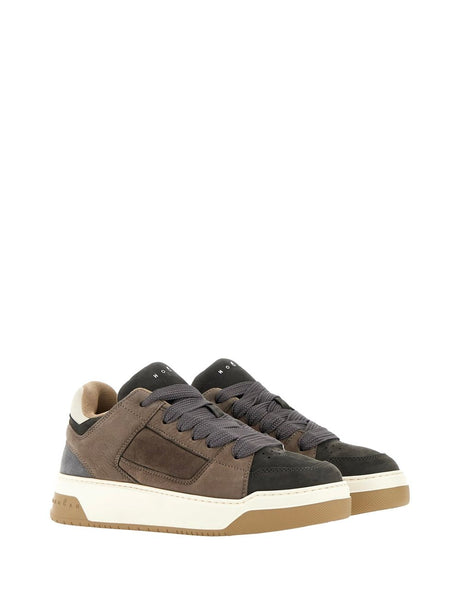 HOGAN Chic Leather and Suede Sneakers for Men