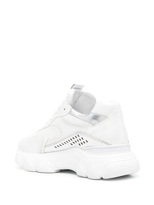 HOGAN HyperActive White Calf Leather Sneakers for Women