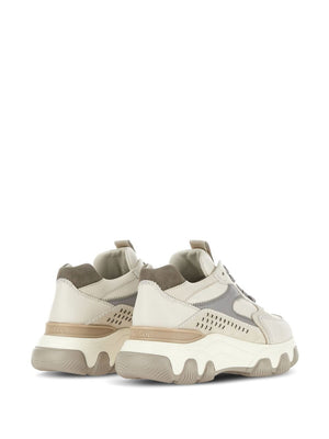 HOGAN Chic Panelled Suede Sneakers for Women