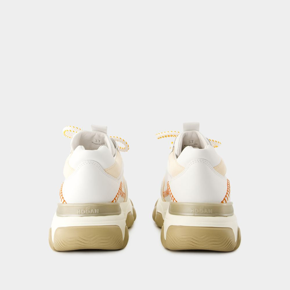 HOGAN White Hyperactive Sneakers for Women - SS24 Collection