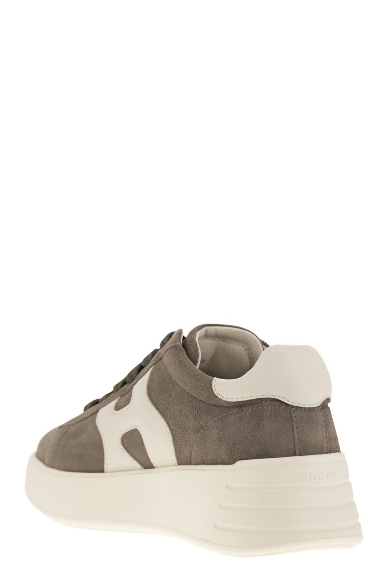 HOGAN Beige Reinterpreted Leather Sneakers for Women